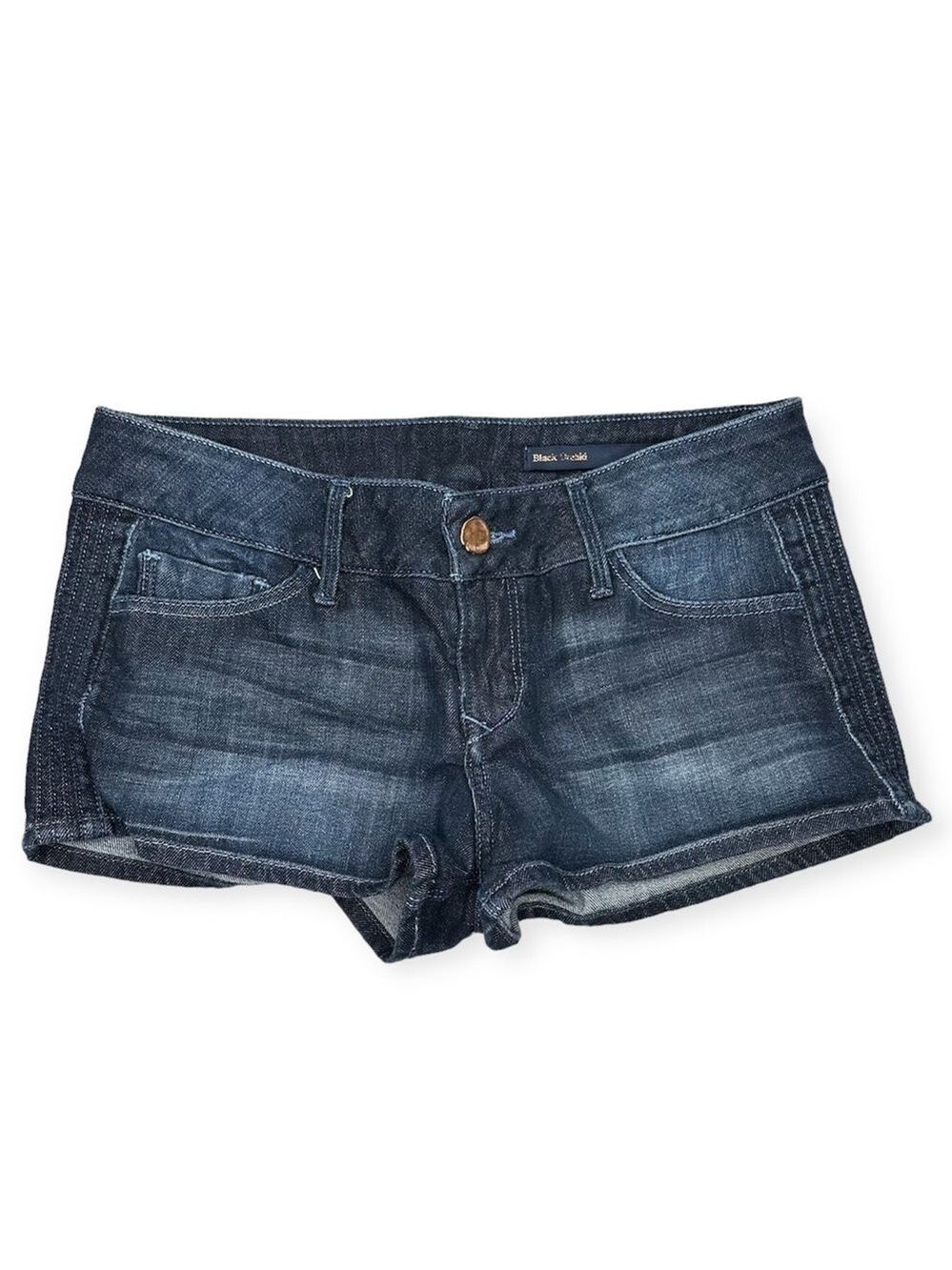 Black Orchid Dark Wash Blue Denim Shorts Women's Size 28 - Picture 2 of 5